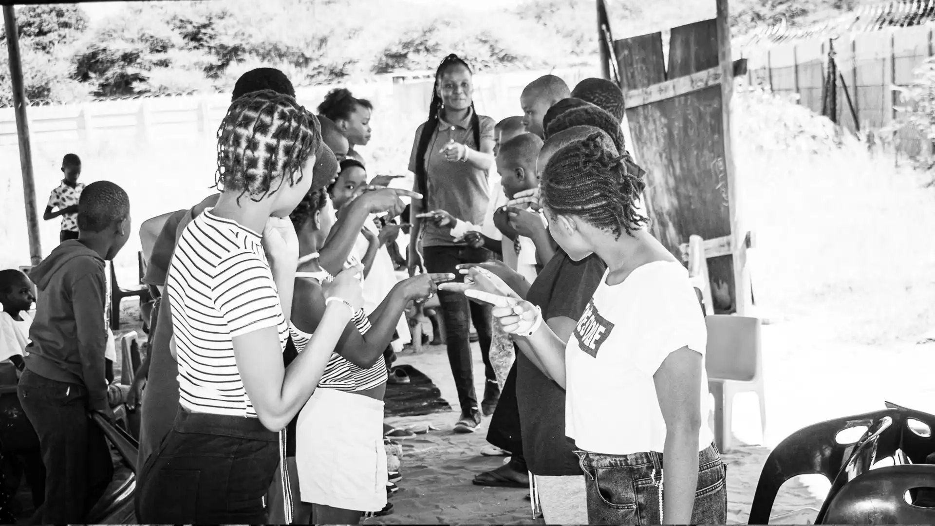 children-team-building-activity-lehikeng-trust-maun